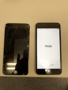 iPhone6sPLUSガラス割れ